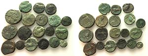 Lot of 19 Greek Æ coins, to be catalog. Lot ... 