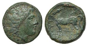 Bruttium, Nuceria, c. 225-200 BC. Æ ... 