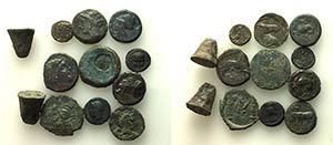Lot of 12 Greek Æ coins, to be catalog. Lot ... 
