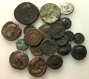 Lot of 20 Roman Provincial and Roman ... 