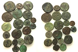 Lot of 20 Roman Provincial and Roman ... 