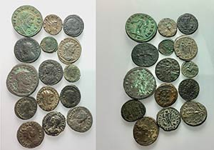Lot of 15 Roman Imperial Æ, to be catalog. ... 