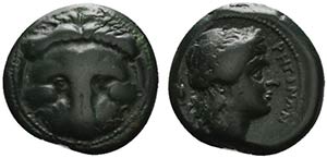 Bruttium, Rhegion, c. 351-280 BC. Æ ... 