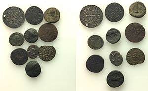 Lot of 10 Roman, Byzantine and Medieval ... 