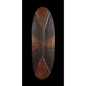 PAPUA NEW GUINEA SHIELD.  Wooden shield from ... 