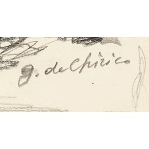 GIORGIO DE CHIRICO (Volo, 1888 - ... 