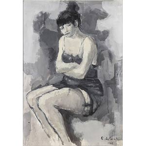 FRANCO DE COURTEN (1932)Woman in a ... 