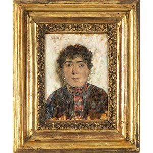 EDUARDO DALBONO (Naples, 1841 - 1915)Woman ... 