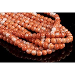 48 pink coral beads loose ... 