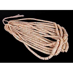 9 loose pink coral strands washers(corallium ... 