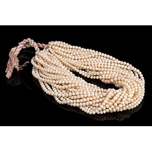 21 pink coral beads loose strands(corallium ... 