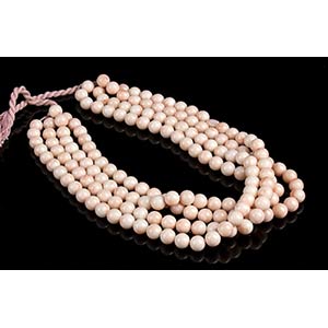 4 pink coral beads loose strands(corallium ... 