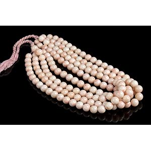 4 pink coral beads loose strands(corallium ... 