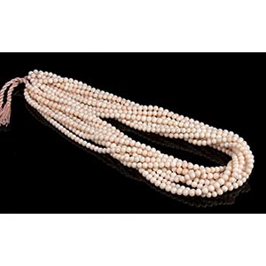 9 pink coral beads loose strands(corallium ... 