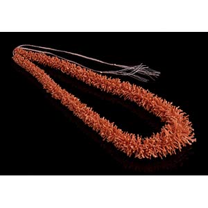 Cerasuolo coral branches necklace (corallium ... 