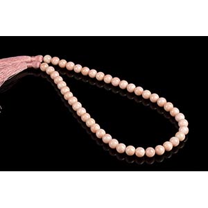 Pink coral beads loose strand(corallium ... 