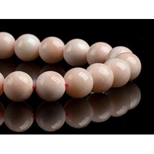 Pink coral beads loose ... 