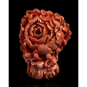 Cerasuolo coral carving  (corallium elatius) ... 