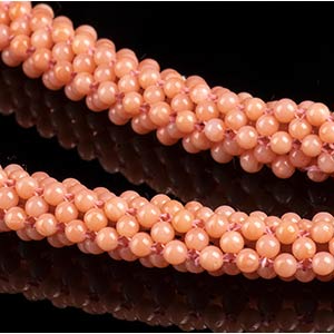 2 woven mesh pink coral loose ... 