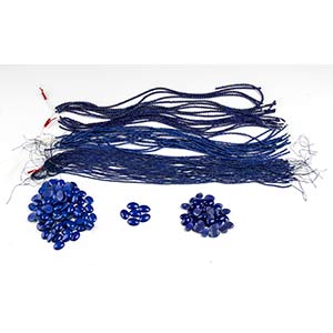 Lapis lazuli loose strands and cabochon cut ... 