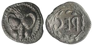 Bruttium, Rhegion, c. 510 BC. AR Obol (10mm, ... 