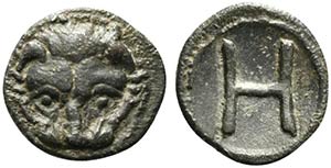 Bruttium, Rhegion, c. 415-387 BC. AR ... 