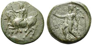 Sicily, Himera, c. 425-409 BC. Æ Tetras ... 
