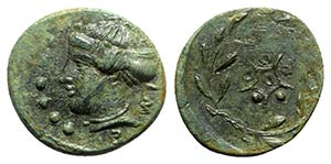 Sicily, Himera, c. 415-409 BC. Æ Hemilitron ... 