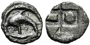 Sicily, Messana as Zankle, c. 500-493 BC. AR ... 