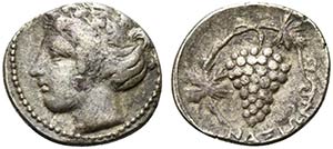 Sicily, Naxos, c. 415-403 BC. AR Litra ... 