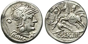 C. Servilius Vatia, Rome, 127 BC. AR ... 