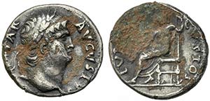 Nero (54-68). AR Denarius (16mm, 2.47g). ... 