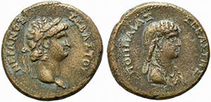 Nero with Poppaea (54-68). Koinon of ... 