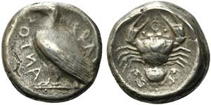 Sicily, Akragas, c. 460-450/46 BC. Replica ... 