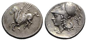 Corinth, c. 375-300 BC. Replica of AR Stater ... 