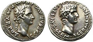 Gaius (Caligula) with Germanicus (37-41). ... 