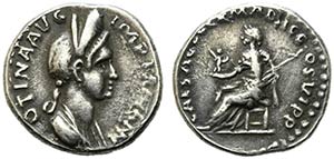 Plotina (Augusta, 105-123). Replica AR ... 
