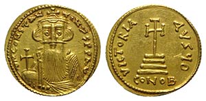 Constans II (641-668). Replica of AV Solidus ... 