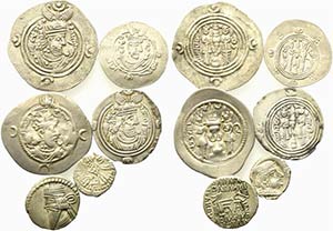 Lot of 6 Oriental Greek AR coins, to be ... 