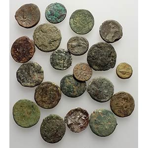 Mixed lot of 20 coins, including Greek and ... 