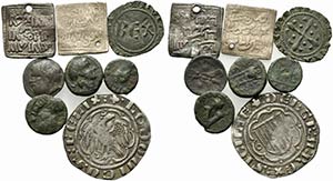 Mixed lot of 8 Greek, Islamic and Medieval ... 