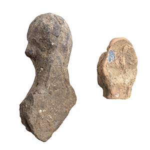 Lot of two Roman terracotta small ... 
