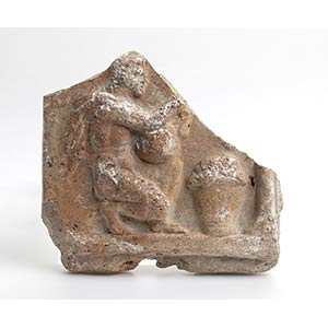 Roman terracotta relief with ... 