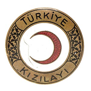 TURKEY, OTTOMAN EMPIREBADGE OF TURKISH RED ... 