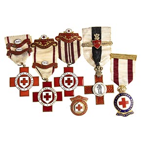 UNITED KINGDOMLOT OF FIVE MEDALS AND A ... 