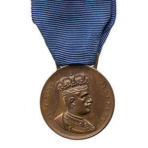 ITALY, KINGDOMBRONZE MEDAL OF MILITARY VALOR ... 
