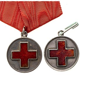 RUSSIA, EMPIRETWO RED CROSS MEDAL FOR THE ... 
