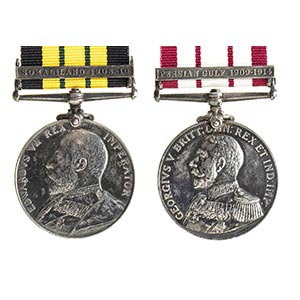 UNITED KINGDOMLOT OF TWO MEDALS, NAVAL ... 
