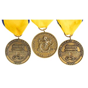 USA THREE MEDALS OF THE CHINA CAMPAIGN, ... 