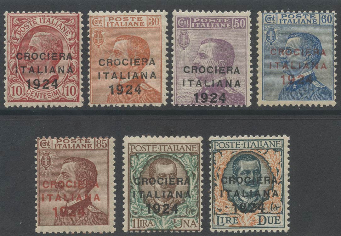 1924, Crociera Italiana N.162/168 serie ... 